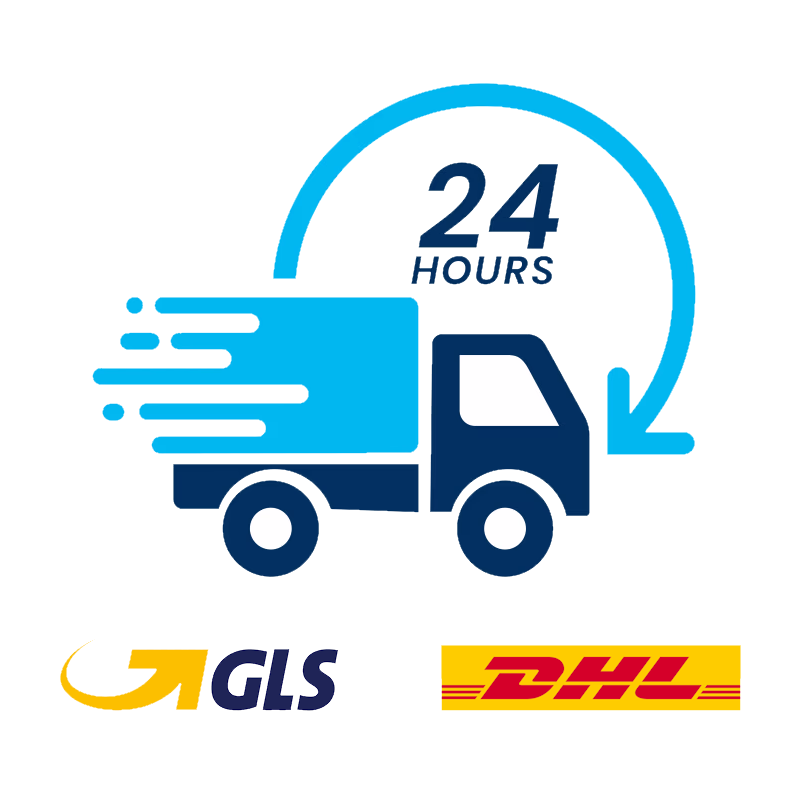 fast delivery with express courier gls and dhl
