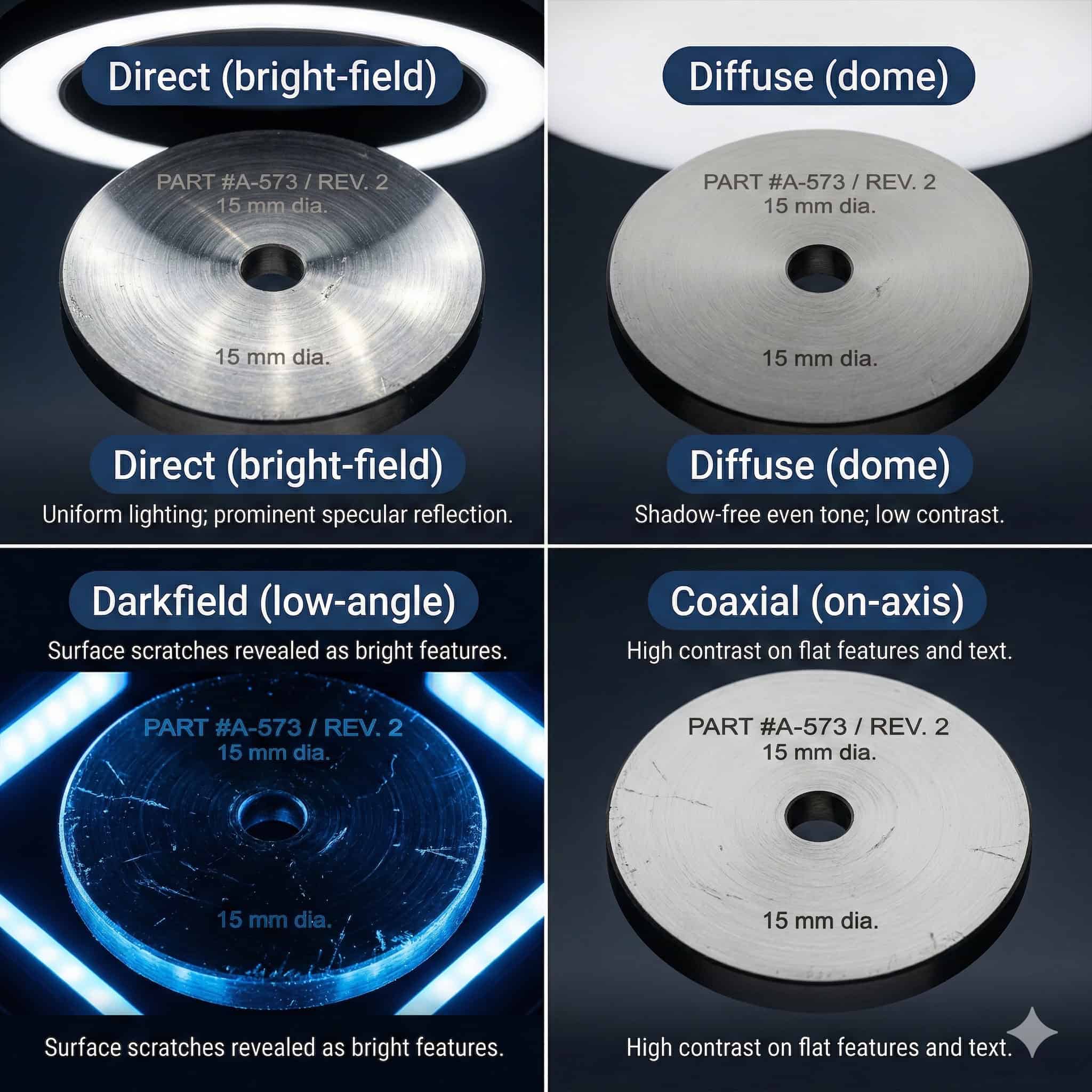 Direct vs. Diffuse Illumination: Choosing the Right Technique for Your Inspection Task