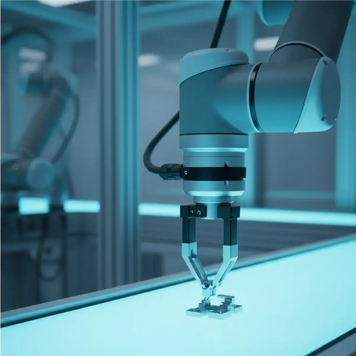 Use of LED illuminators for vision systems in automatic part orientation applications in automated systems and pick&place
