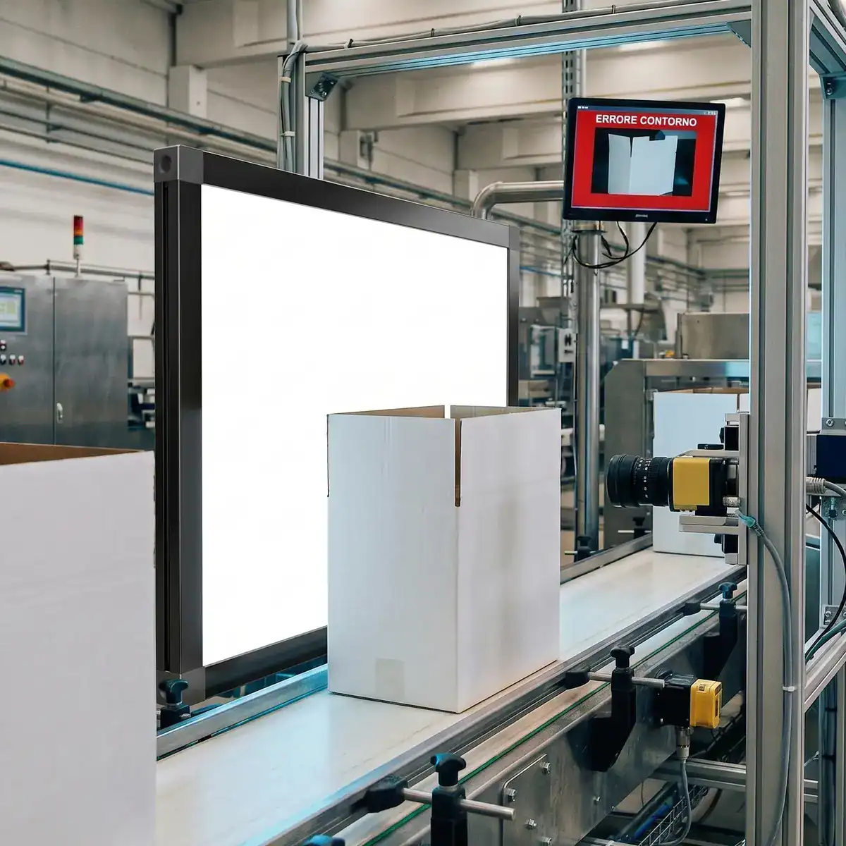 LED Backlight application in vision food packaging inspection